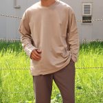 着心地のいい裏毛ロンT