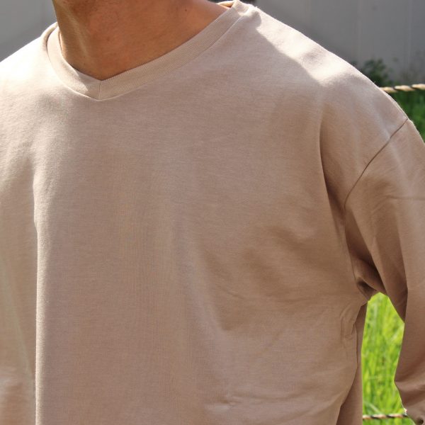 着心地のいい裏毛ロンT