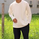 着心地のいい裏毛ロンT