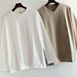 着心地のいい裏毛ロンT