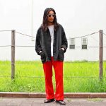 人気のジャージ”LOCALINA×OTSUKAのflare pants”