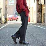 フェイクスウェードシャツ