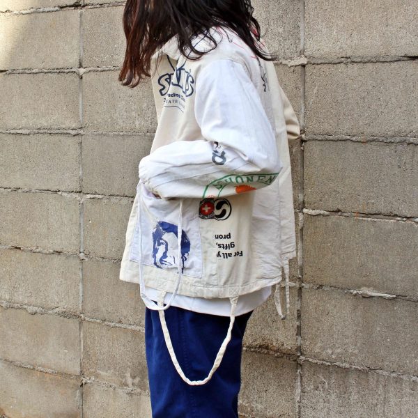 SUNNY SIDE UPのWHITE BAG COVERALL