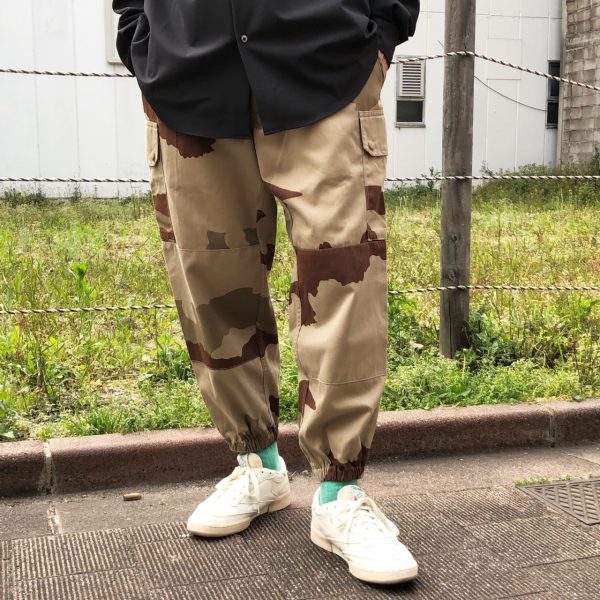 フレンチミリタリーカモフラパンツ