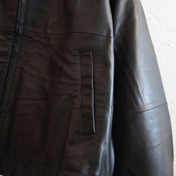 leather sports jacket
