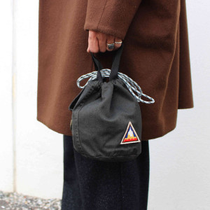 BLACK OVER DYE【USED REMAKE POUCH】