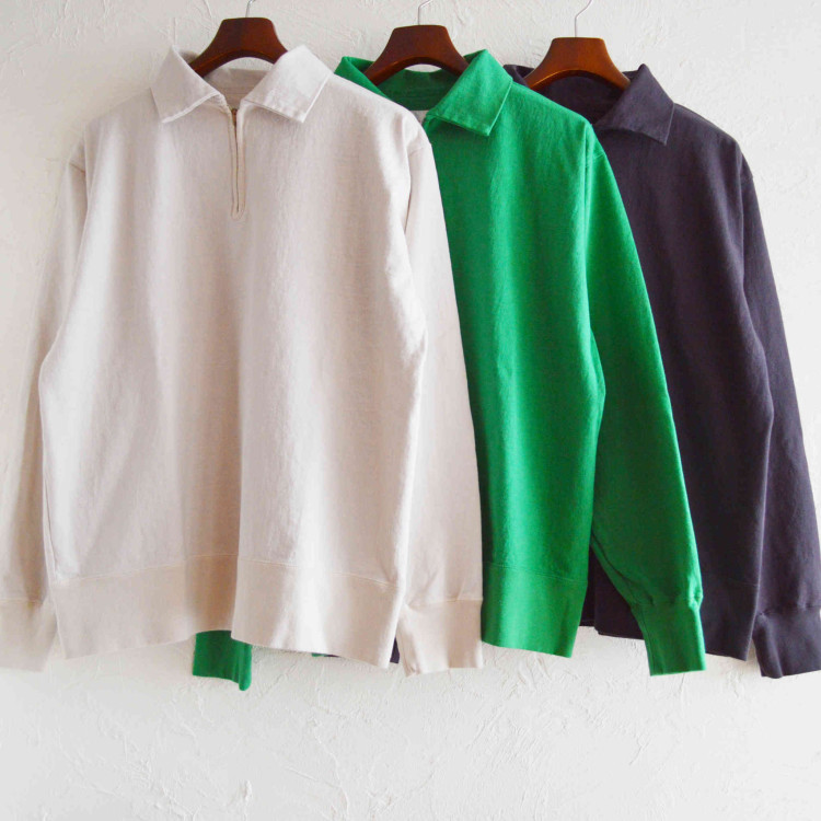 N.O.UNの新作ハーフジップ