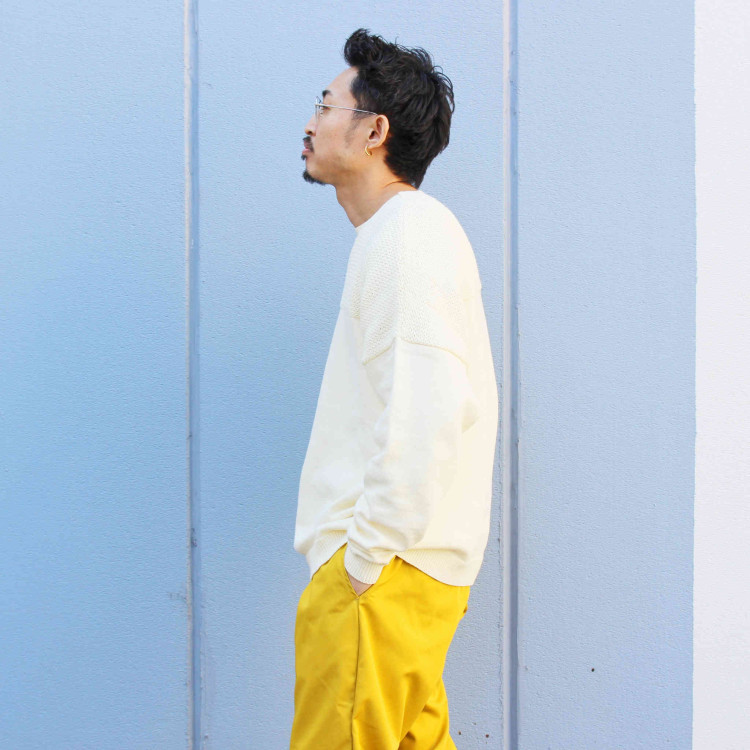 本日発売の春ニット”GRASS KNIT”