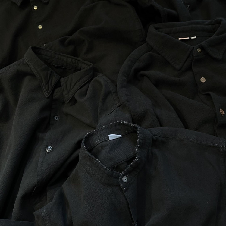 VINTAGE GRANDPA SHIRTS / OVER DYE