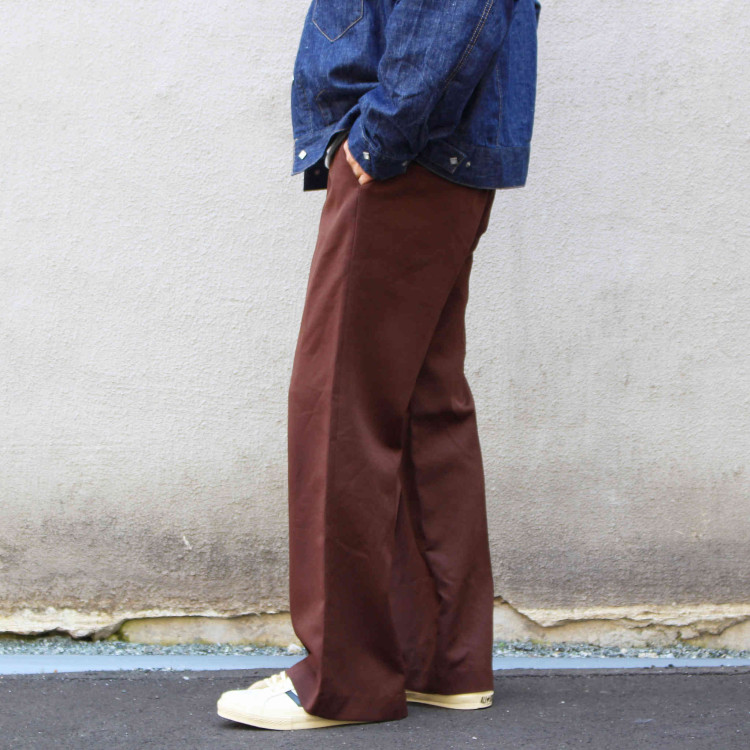 REMAKE WAIST DRAWSTRING VINTAGE SLACKS