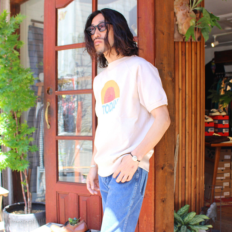 どこか懐かしい半袖スウェット