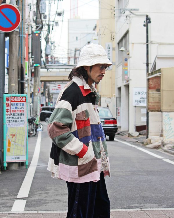 遊び心とヴィンテージ感漂うパッチワークジャケット