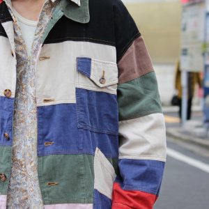 遊び心とヴィンテージ感漂うパッチワークジャケット
