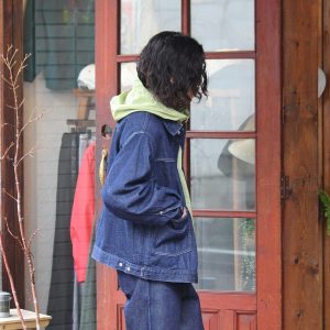 ヘンプデニムセットアップスタイル