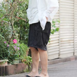 リアルな色褪せ感を纏ったイージーカーゴショーツ