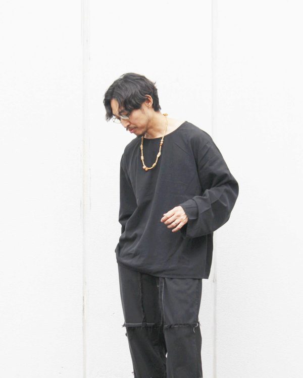 ANTIQUE LINEN TOP / OVER DYE