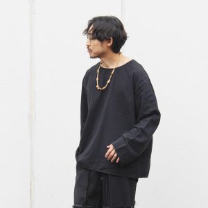 ANTIQUE LINEN TOP / OVER DYE