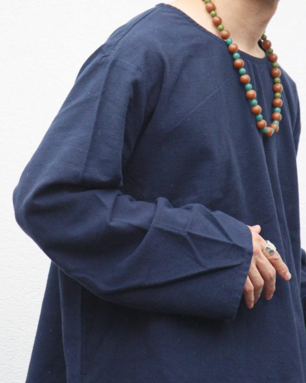 ANTIQUE LINEN TOP / OVER DYE