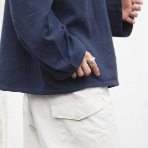 ANTIQUE LINEN TOP / OVER DYE