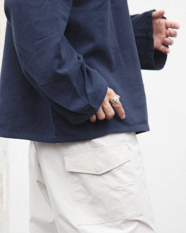 ANTIQUE LINEN TOP / OVER DYE