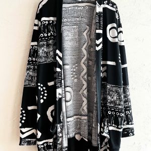 GEOMETRIC PATTERN GOWN