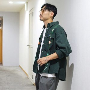 手刺繍シャツとクラフトアイテムの着こなし3選