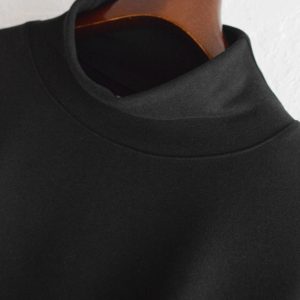 LOUNGE SUEDE HIGH NECK SWEAT