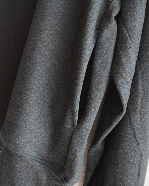 LOUNGE SUEDE HIGH NECK SWEAT