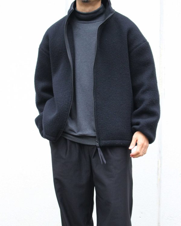 WOOL FLEECE BLOUSON