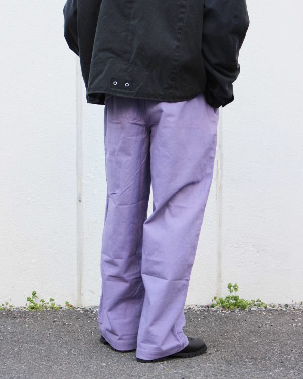 70’s チェコ軍 HBTコックパンツ～ラベンダー後染め～