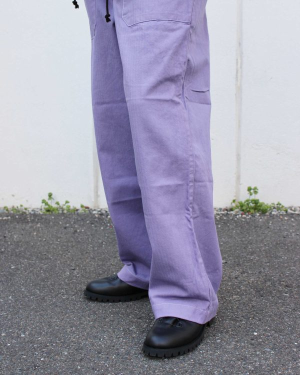 70’s チェコ軍 HBTコックパンツ～ラベンダー後染め～