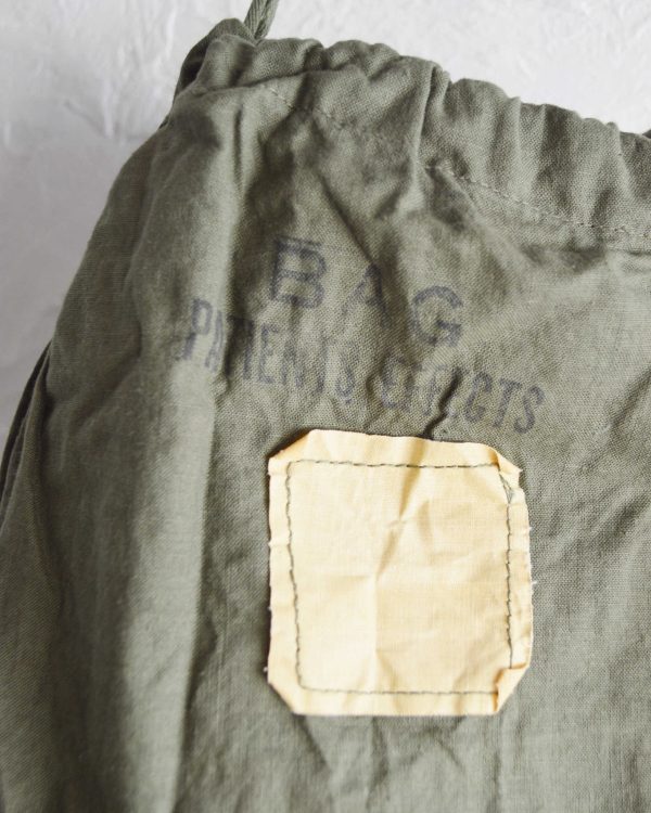 60’s US MILITARY “PATIENT EFFECT BAG” Deadstock / One Wash & Remake