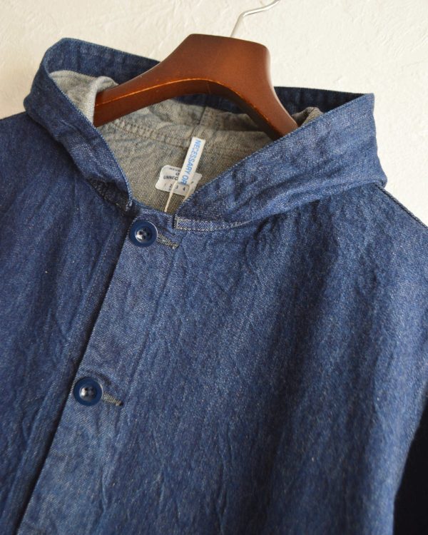 本気のデニム！N.O.UNが作る“育てる”フードジャンパー