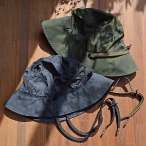 軽量、耐水ナイロンのジェットキャップとバケットハット