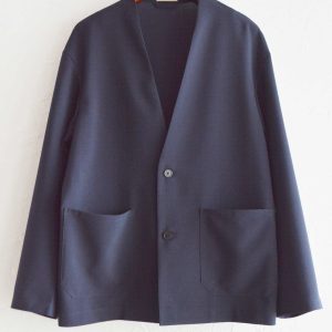 LAMOND “No Collar Shari Jacket & Shari Pants”