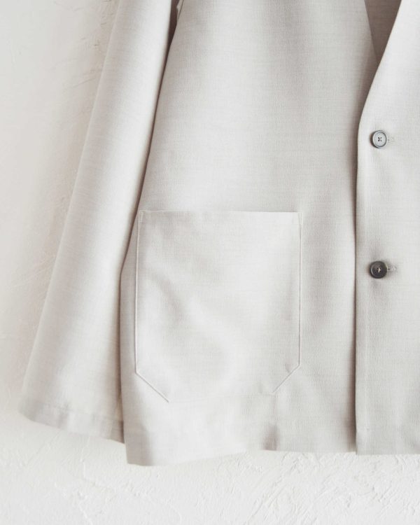 LAMOND “No Collar Shari Jacket & Shari Pants”