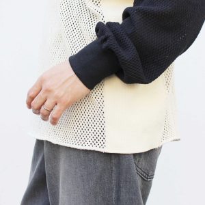 夏に着る長袖！コットンメッシュ