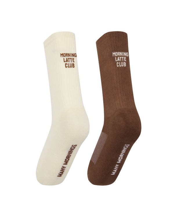 “朝の気分”で選ぶ。左右非対称が楽しいMANY MORNINGSのスポーツソックスが入荷。