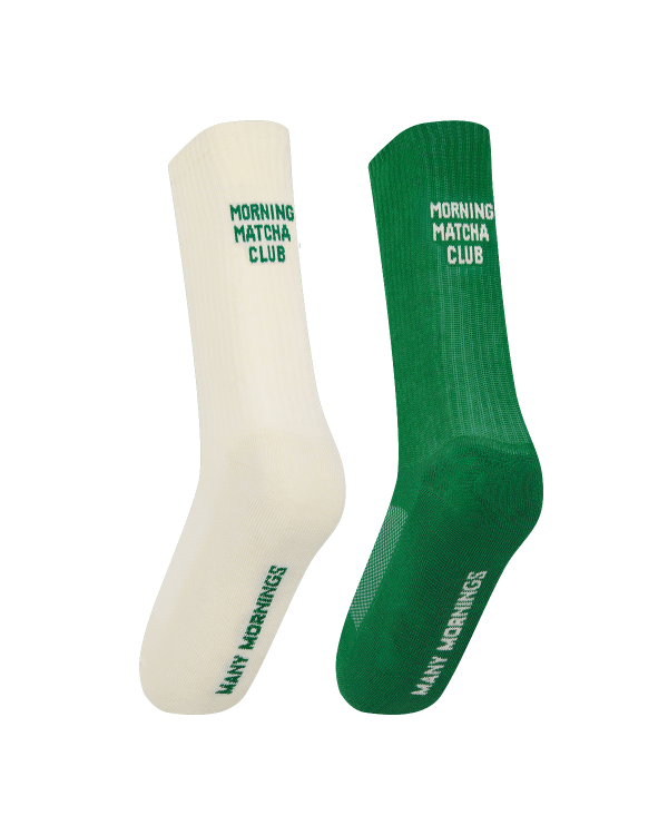 “朝の気分”で選ぶ。左右非対称が楽しいMANY MORNINGSのスポーツソックスが入荷。
