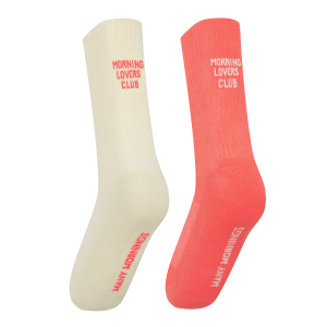 “朝の気分”で選ぶ。左右非対称が楽しいMANY MORNINGSのスポーツソックスが入荷。