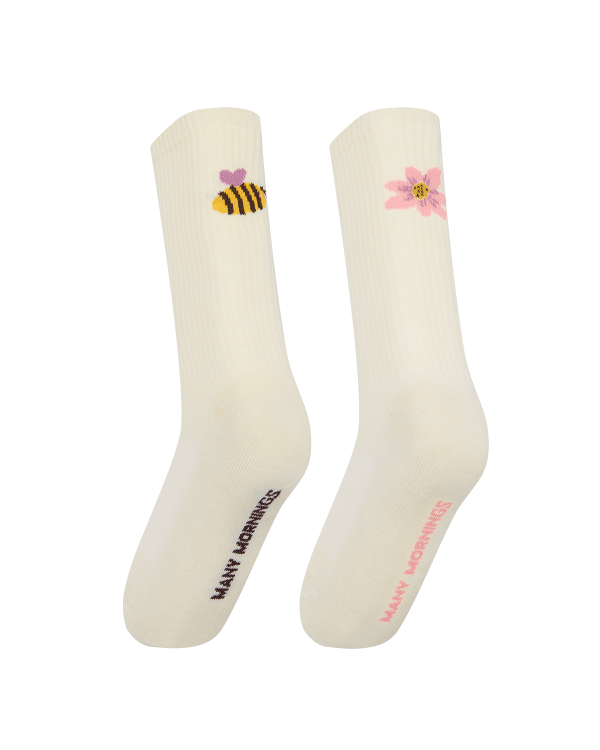 “朝の気分”で選ぶ。左右非対称が楽しいMANY MORNINGSのスポーツソックスが入荷。