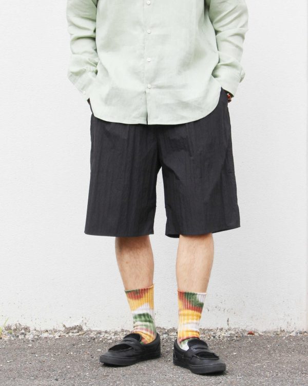 COTTON×NYLON POPLIN SHORTS