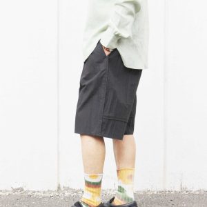 COTTON×NYLON POPLIN SHORTS