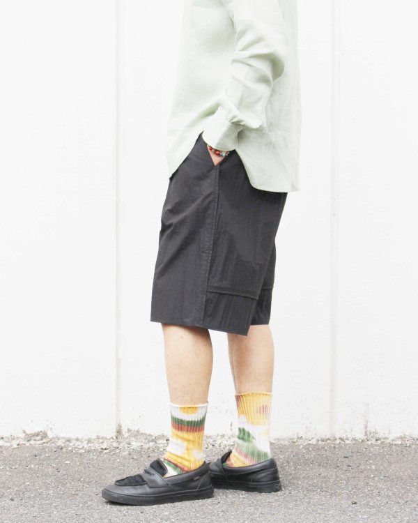 COTTON×NYLON POPLIN SHORTS