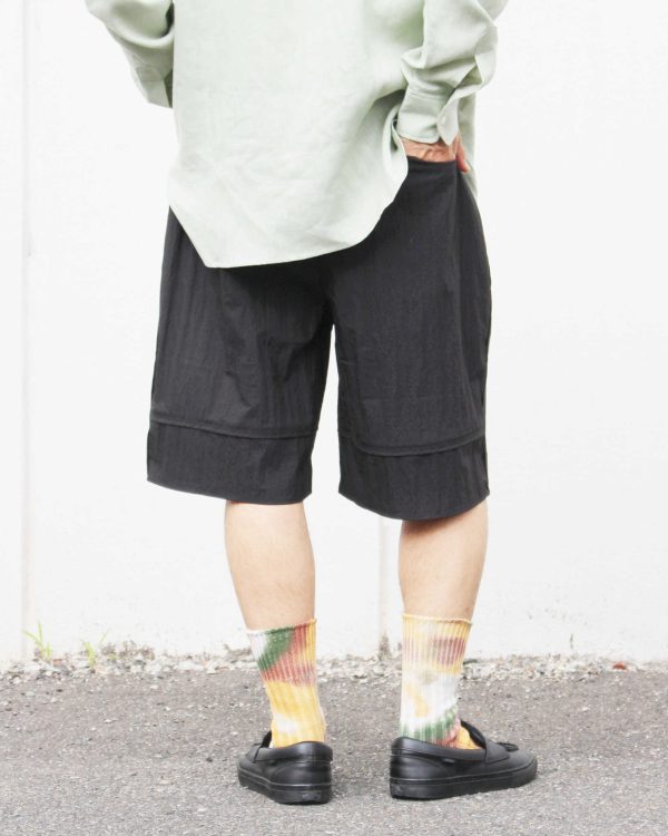 COTTON×NYLON POPLIN SHORTS