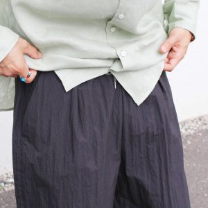 COTTON×NYLON POPLIN SHORTS
