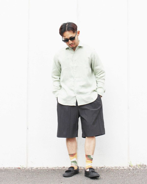 COTTON×NYLON POPLIN SHORTS