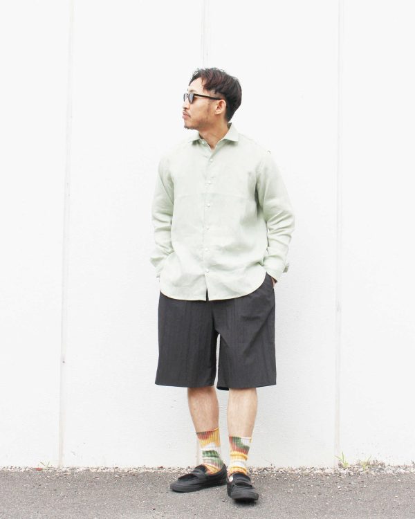 COTTON×NYLON POPLIN SHORTS